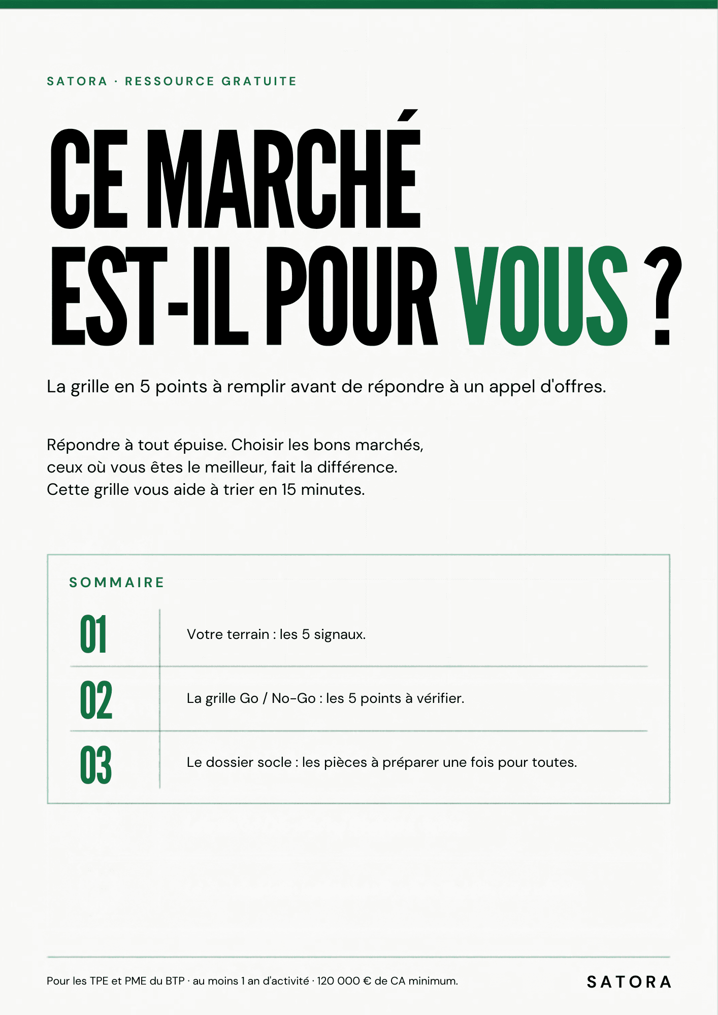 Page 1 de la grille